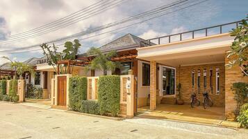 Three-Bedroom Pool Villa - West | In-room safe, blackout drapes, iron/ironing board, free WiFi