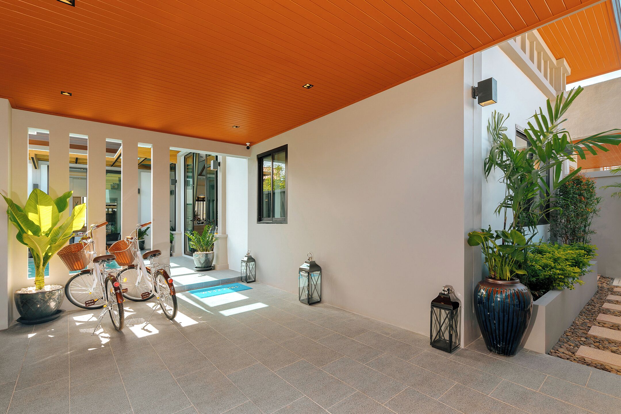 Two-Bedroom Deluxe Pool Villa - Central | In-room safe, blackout drapes, iron/ironing board, free WiFi