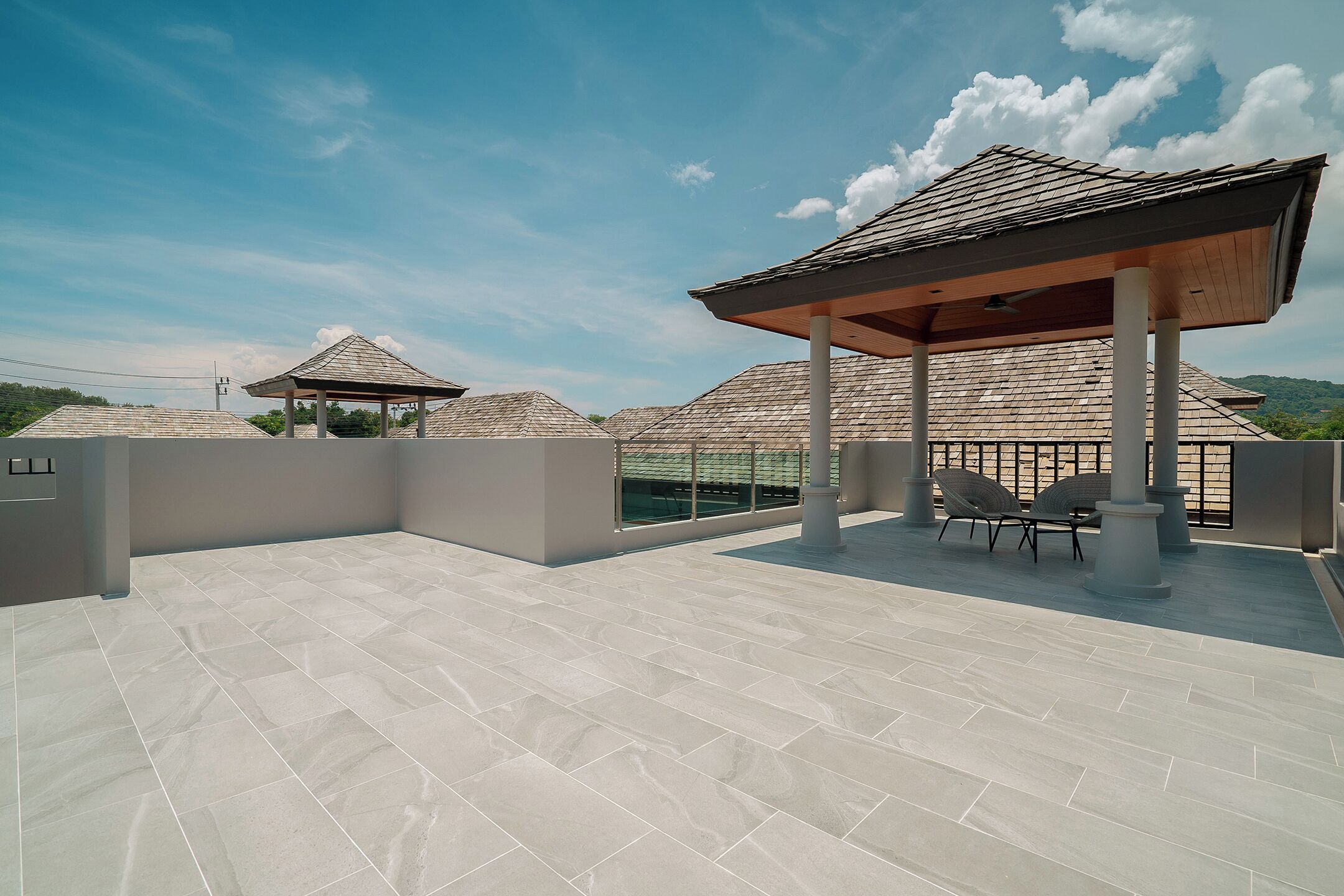 Three-Bedroom Grand Deluxe Pool Villa - Central | Terrace/patio
