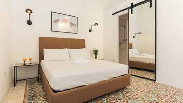 1 soverom, strykejern/-brett, wi-fi og sengetøy