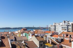 Comfort appartement | Uitzicht vanaf balkon