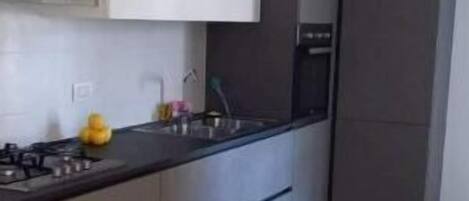 Kühlschrank, Ofen, Herdplatte, Geschirrspüler