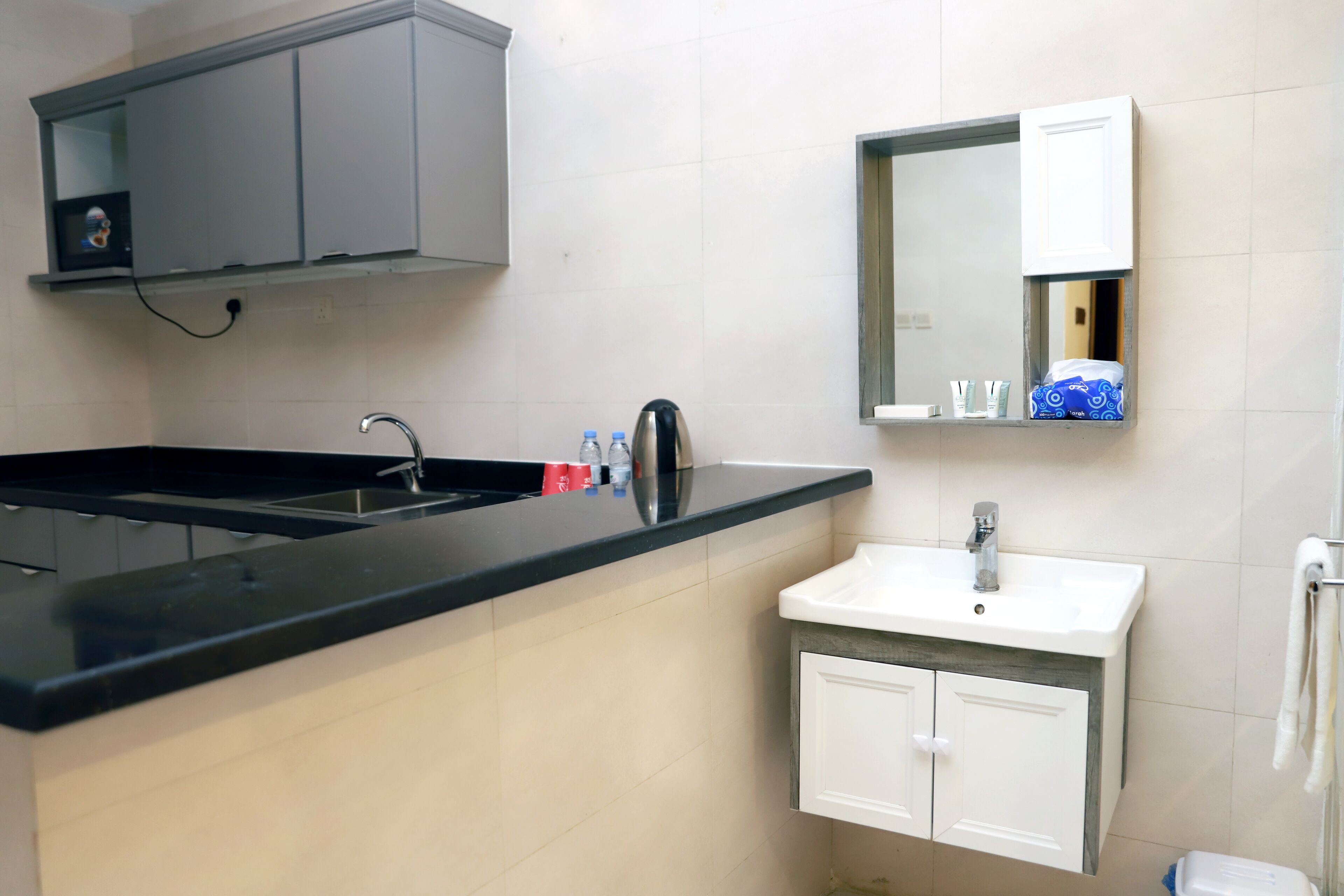 family suite | private kitchen | electric kettle, dining tables