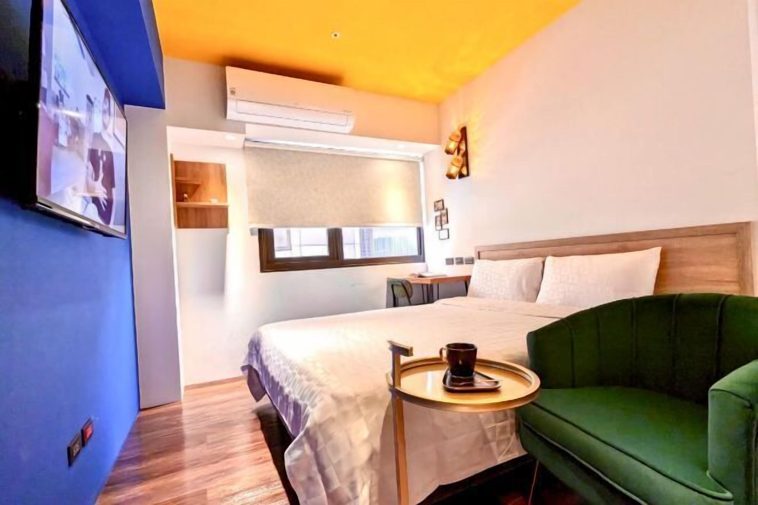 Geluiddichte muren, gratis wifi, beddengoed