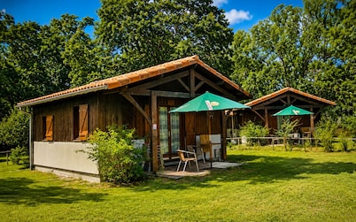 Cottage in a wooded park