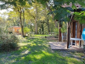 Terrace/patio - Cottage in a wooded park (Noaillan)