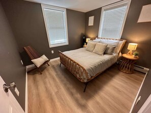 1 bedroom, iron/ironing board, travel crib, WiFi