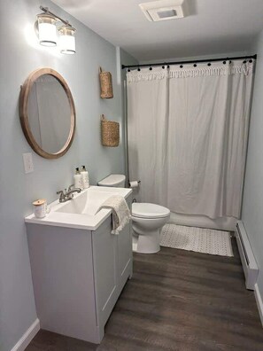 Ducha y secador de pelo