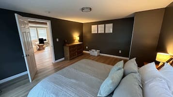 2 bedrooms, iron/ironing board, travel crib, WiFi
