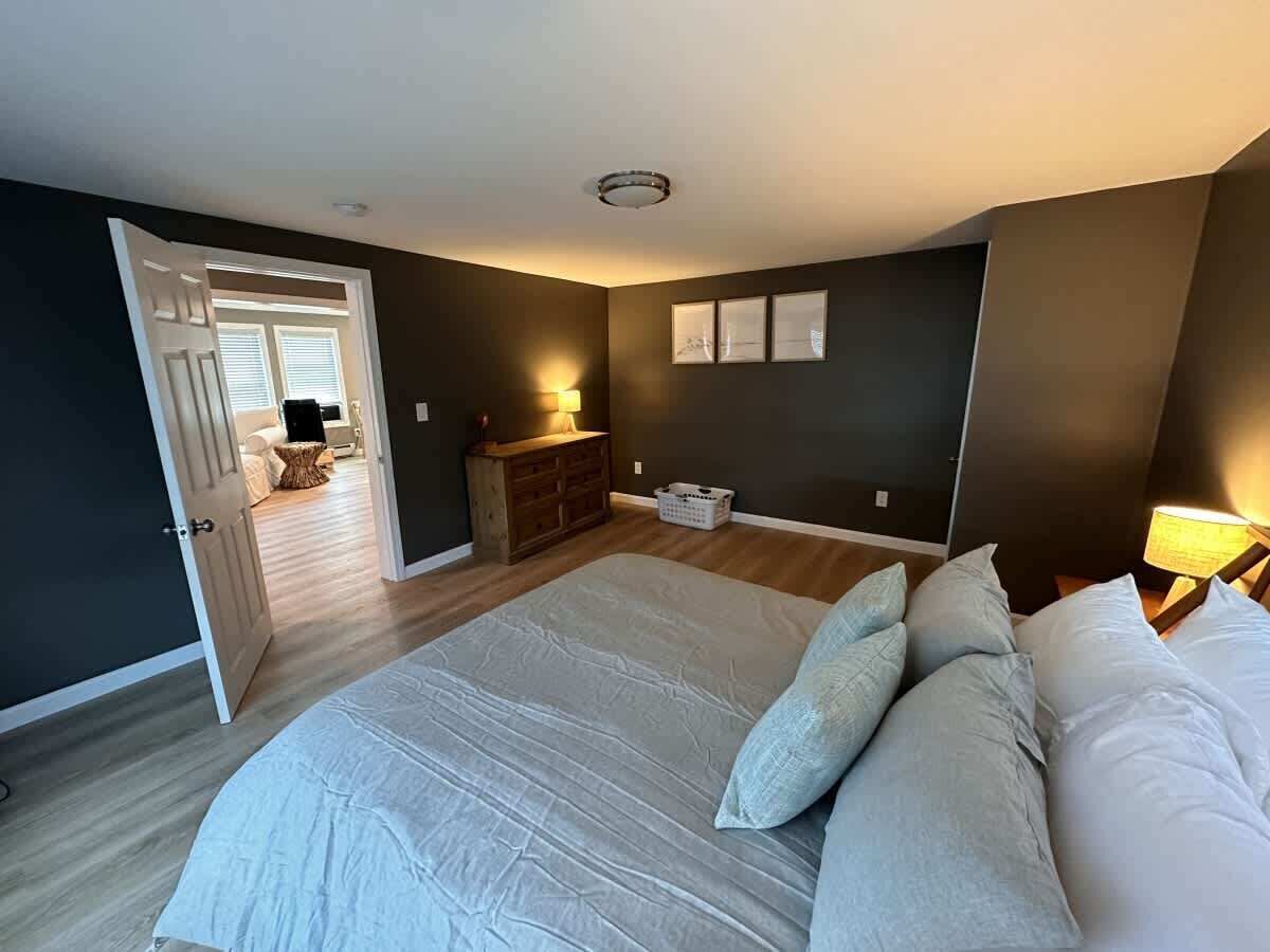 2 bedrooms, iron/ironing board, travel crib, WiFi