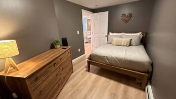 1 bedroom, iron/ironing board, travel crib, WiFi