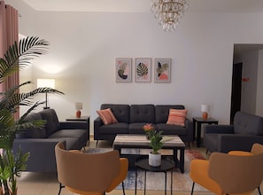 Sala de estar en el lobby