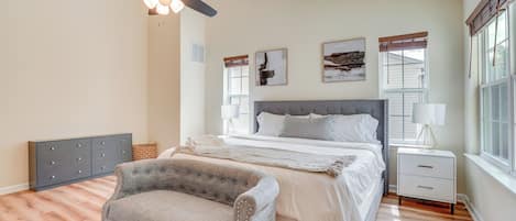 3 habitaciones, cuna de viaje, internet y ropa de cama