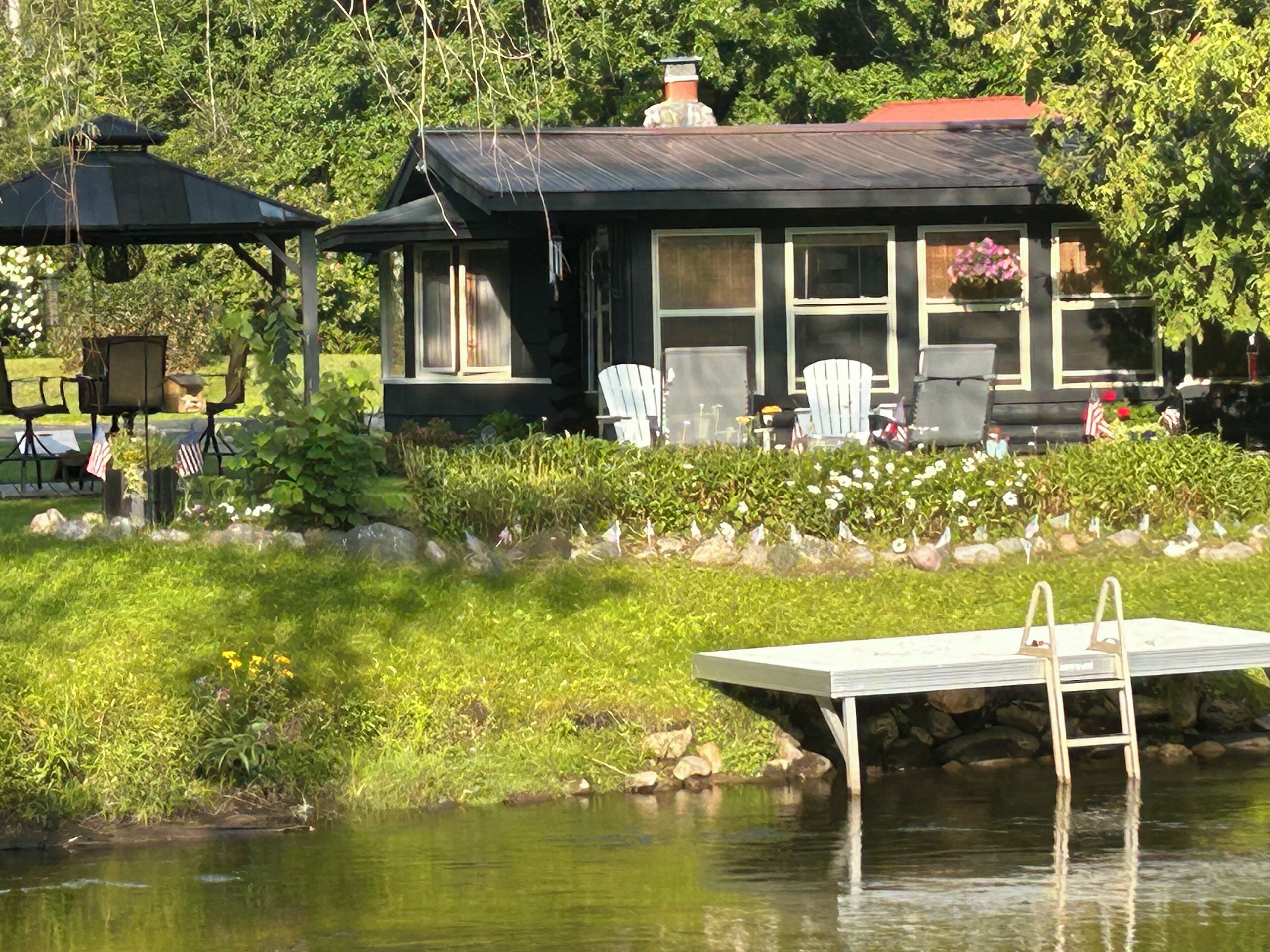 View from across the Jordan River.