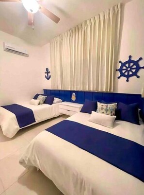 2 bedrooms, in-room safe, desk, iron/ironing board