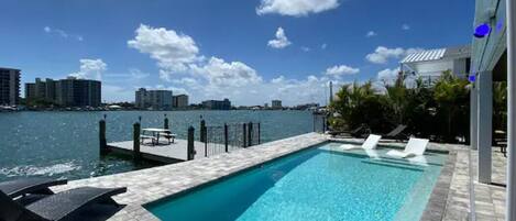 Una piscina climatizada