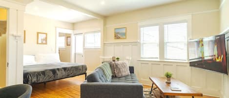 Smart TV, video library, offices