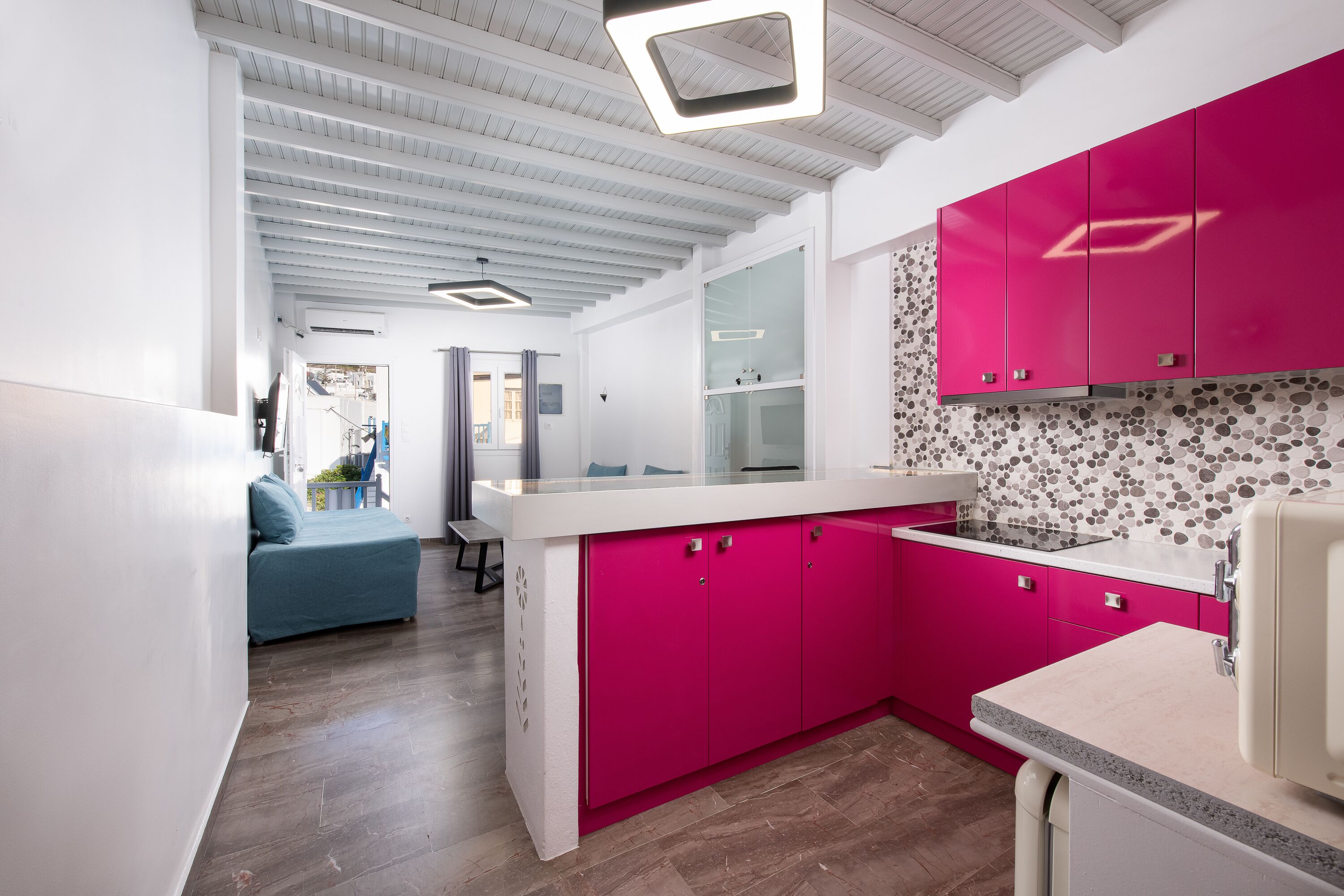 Comfort Apartment, Multiple Beds | Private kitchen | Mini-fridge, microwave, espresso maker, electric kettle