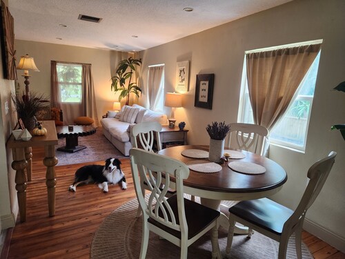 Bungalow on quiet street close to trendy cafes, pubs, and parks. Dogs welcome!