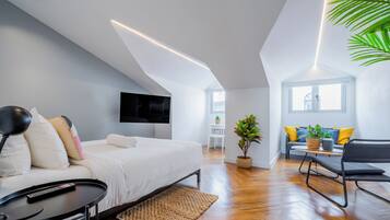 Lejlighed (CC4B) | Premium-sengetøj, lydisolering, strygejern/strygebræt, gratis Wi-Fi