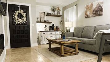 TV connectée, cheminée