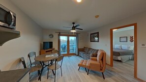 Interior - 2 BR Waterfront Cabin w/ Pool + Swim & Boat dock (Branson)