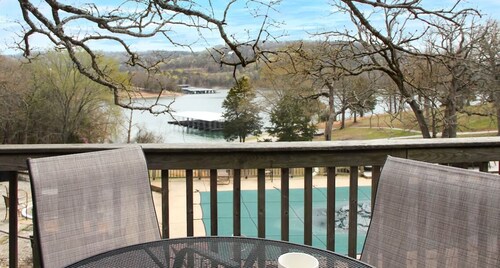 2BR Duplex Cabin w/ Pool + Swim & Boat dock