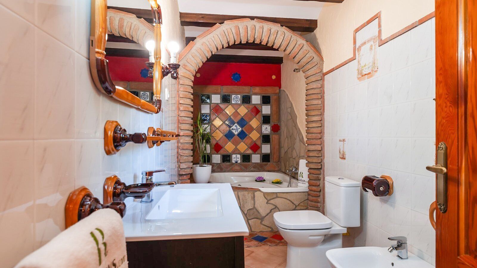Bañera y secador de pelo