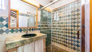 Shower, hair dryer
