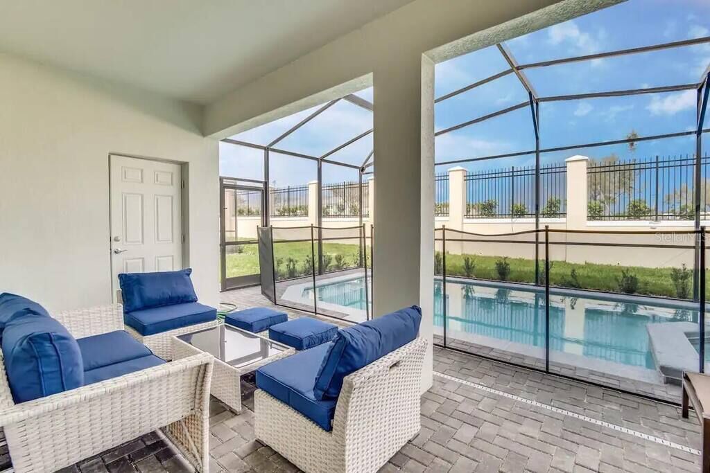 Una piscina riscaldata