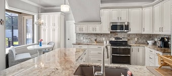 Elegant Home with Pool, Office, Theater, and Fence