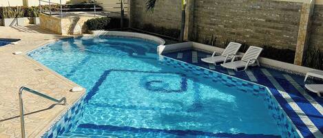 Apartment, 1 Bedroom, Smoking, Balcony | Pool | Outdoor pool