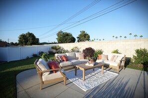 Terrace/patio - Breezy Pool/Jac Home: 2 EnSuites & Game Room (Orange)