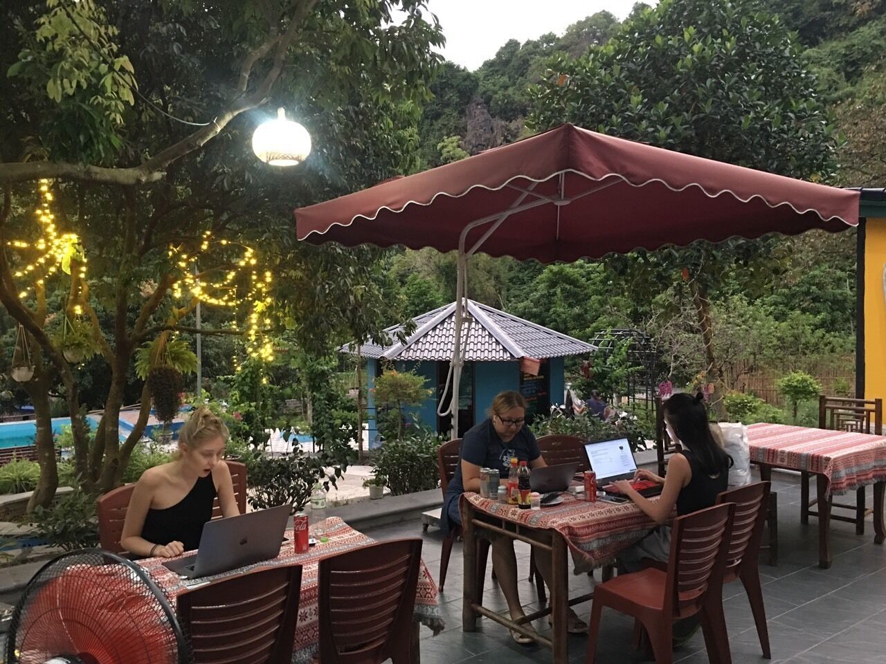 Quang cảnh nhìn từ nơi lưu trú