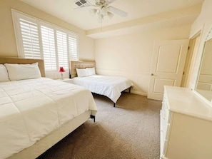 3 bedrooms, travel cot, free WiFi, bed sheets
