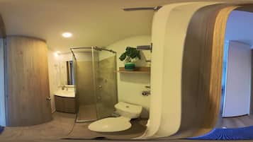 Dutxa, tovalloles, sabó i xampú