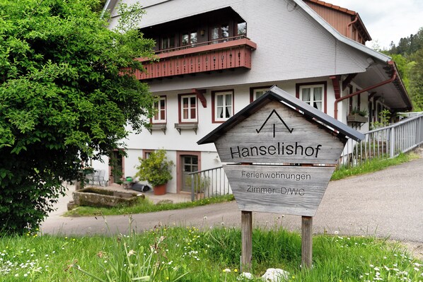 Exterior detail - Apartment 'Ferienwohnung Im Hof 120qm' with Mountain View, Shared Terrace and Wi-Fi (Schenkenzell)