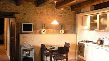 Fridge, microwave, dishwasher, toaster