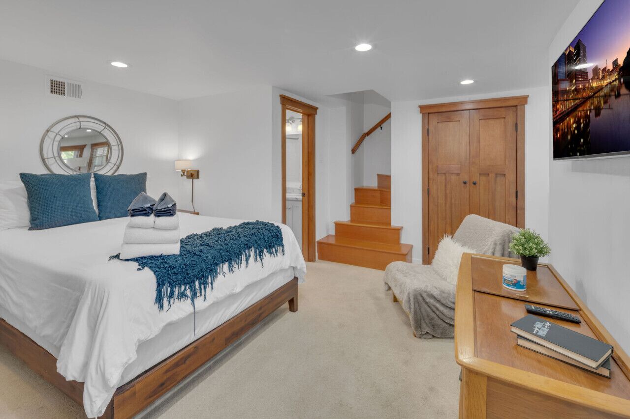 1 Schlafzimmer, Schreibtisch, Bügeleisen/Bügelbrett, WLAN