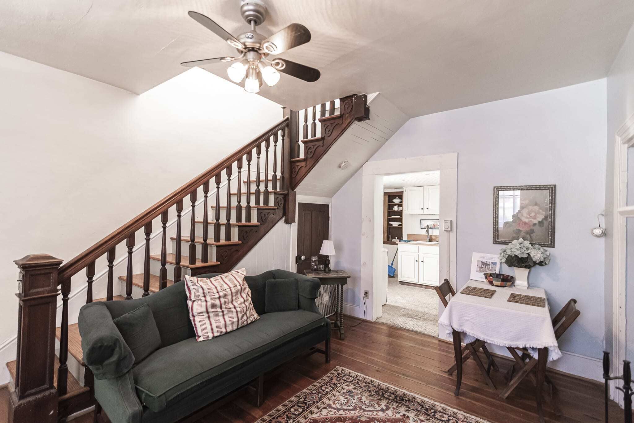 TV, fireplace, offices