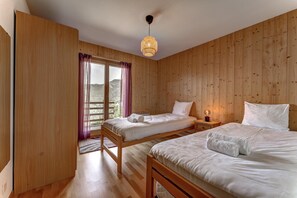 4 bedrooms, WiFi, bed sheets - Chalet Snowfall - jacuzzi - views - La Tzoumaz, 4 Vallees (La Tzoumaz)