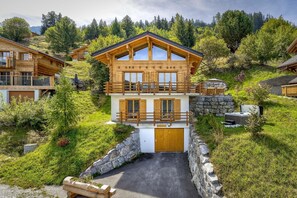 Exterior - Chalet Snowfall - jacuzzi - views - La Tzoumaz, 4 Vallees (La Tzoumaz)