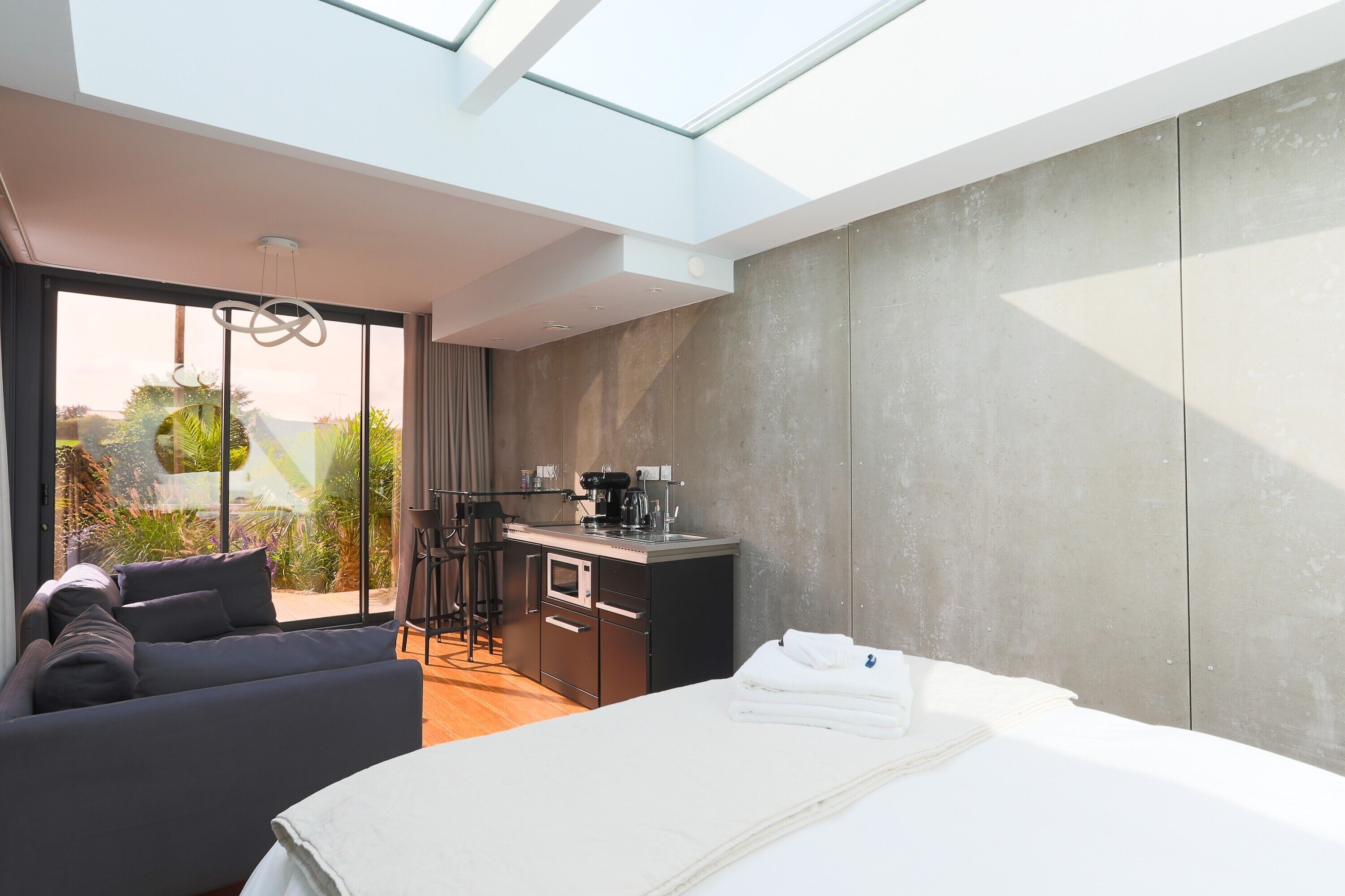 1 habitación y ropa de cama 