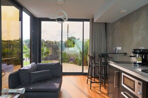 Interior - Apartment 'Ecolodge À 300m De La Plage' with Private Garden and Balcony (Pléneuf-Val-André)