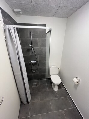 Comfort Studio | Bathroom | Shower, hair dryer, towels, soap