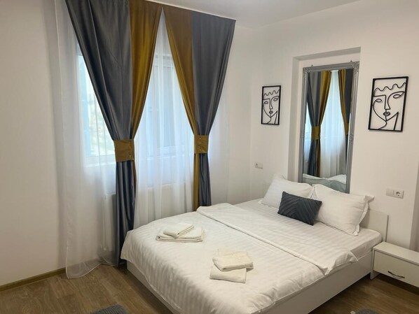 1 bedroom, WiFi, bed sheets - MM Apartments Nicolae Labiș (Brașov)