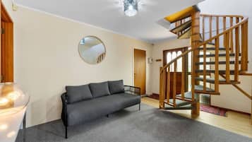 TV connectée, cheminée