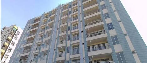 Façade de l’hébergement