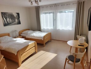 4 bedrooms, iron/ironing board, free WiFi, bed sheets