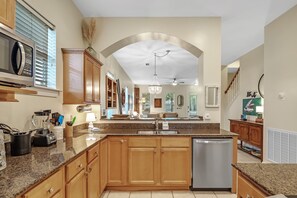 Fridge, microwave, oven, dishwasher - Beach Haven-Spacious 3BR3BA Pet Friendly (Gulf Shores)